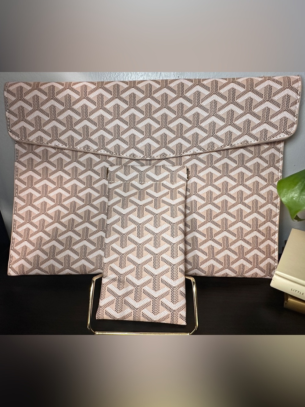 Tech case and matching accessory pouch